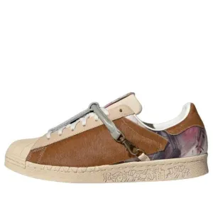 adidas originals Superstar 80s x Han Meilin 'Cream Brown' sneakers, beige