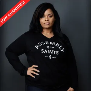 Assembly of The Saints Long Sleeve V-neck T-Shirt