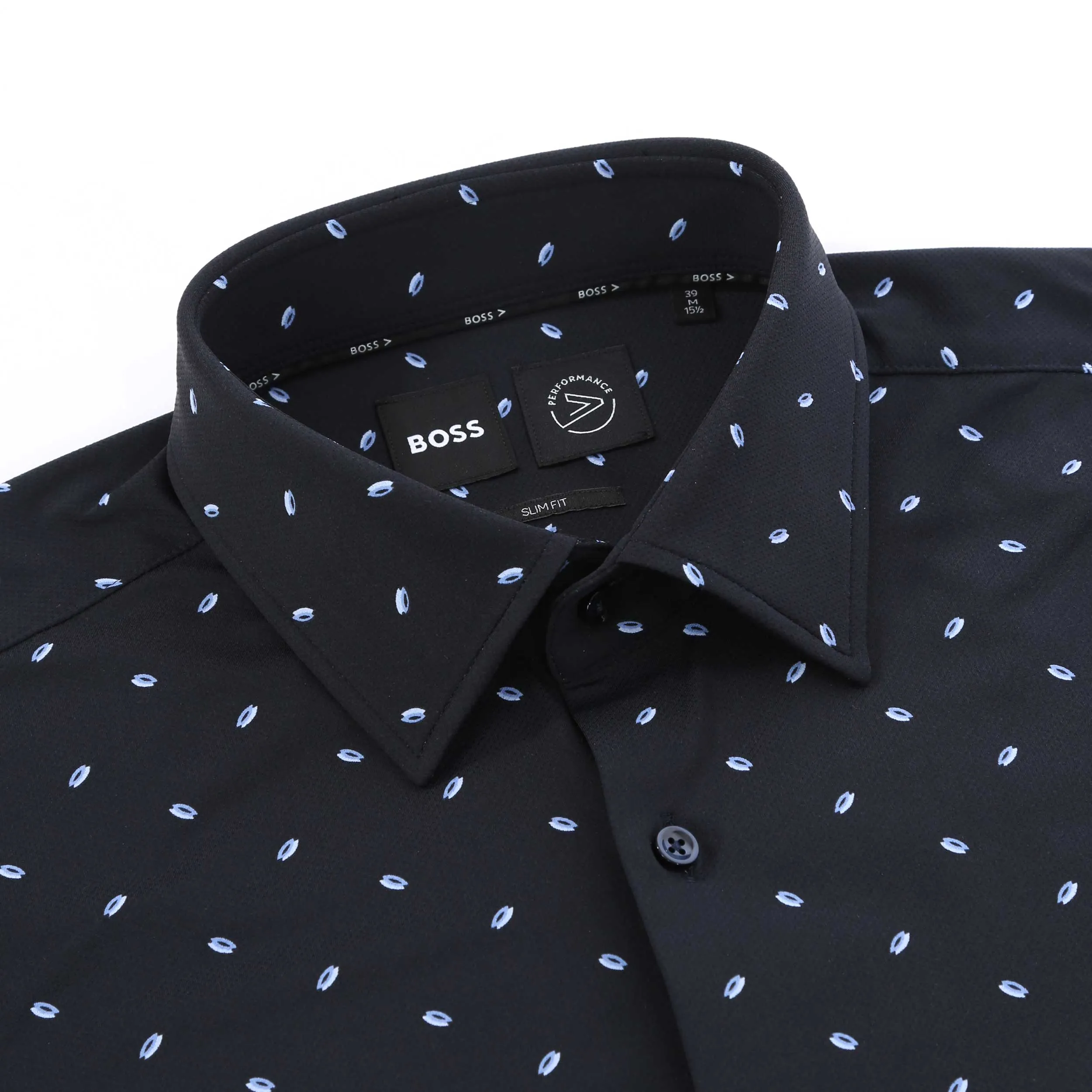 BOSS P Hank Kent C1 222 Shirt in Navy Print