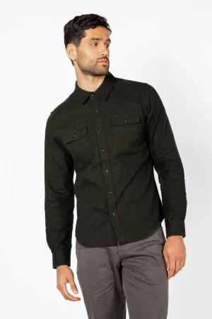 Cole Slim Shirt / Loden