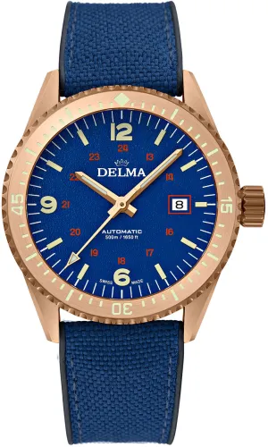 DEL Watch Cayman Field Bronze Blue