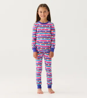 Hatley Stripes and Hearts Organic Cotton Pyjamas