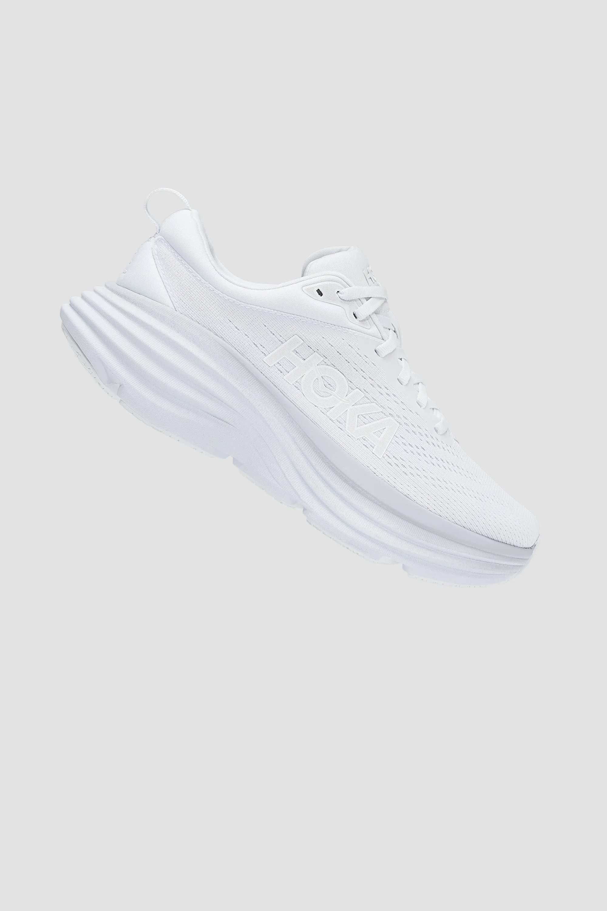 Hoka Women's Bondi 8 in White/White