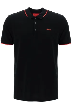 Hugo slim fit piqué polo shirt