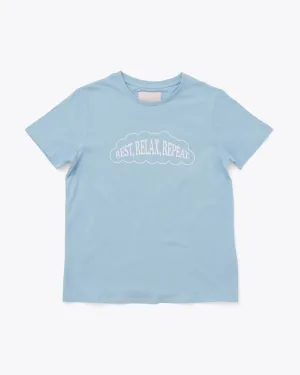 Rest, Relax, Repeat Tee - Sky