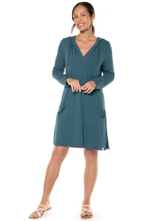 Women's Catalina Beach Cover-Up Dress  |  Midnight Green